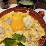 鶏三和 - 特上コーチン親子丼1672円
