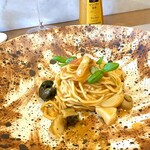 prospero - サザエときわめトマトのタリオリーニ