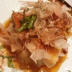 俺の割烹 博多 中洲 - フォアグラと牛フィレ春野菜添え