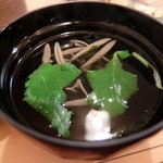 王将寿し - じゅんさいの吸い物