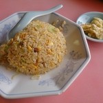 豊園 - 半チャーハン（ラーメン･半チャーハン 850円）
