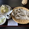 戸隠そば博物館 とんくるりん - 十割ざるそば＆野沢菜のかき揚げ天ぷら