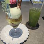 ASAKO IWAYANAGI FUKUOKA - パルフェバンビメロンとラムネ緑茶
