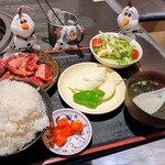 焼肉五苑 - 料理写真:ハラミ定食 ご飯大 お肉増量 1749円
