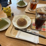 レ・プティット・パピヨット - 私が注文したもの　※cocoちゃんに負けじと、私もケーキ2個とドリンク