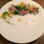 Bisutoro Aronji - 金目鯛のサラダ仕立て