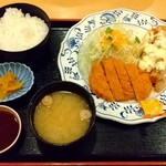かめたに 本店 - とんかつチキン南蛮セット