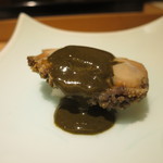 鮨 田なべ - 蒸しあわび