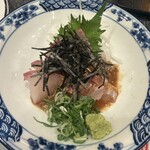 カープ鳥 - ゴマかんぱちの刺身