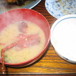 Shoutokumaru - 伊勢海老お味噌汁（大漁しょうとく丸定食）