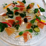 レストラン プランデルブ北鎌倉 - ランチ生ハムの前菜