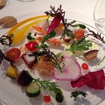 レストラン・ジョルジュマルソー - 魚介のサラダ