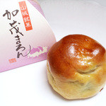 小間安老舗 - 加茂まろん 1個168円。中に栗入り(2015.3月)