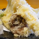 だぼう - 天ぷらはエビ、キス、椎茸、舞茸、さつまいも、インゲンがある