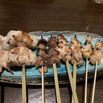 焼き鳥と日本酒 甚兵衛 - 大根巻き串が一番のヒット。