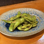 酒場ニホレモ - ■お通し アンチョビ枝豆 ¥350