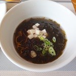 HOTEL COZZI - 海苔のスープ