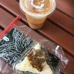 然の膳 おにぎり&カフェ - 料理写真:牛しぐれ、アイスコーヒー
