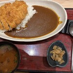 とんかつ新宿さぼてん - 料理写真:ロースかつカレー