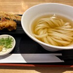 うどん居酒屋 江戸堀 - ★8ひやかけ＋竹天、とり天
