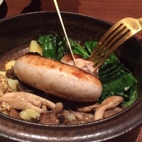 フレンチレストラン ソン・スクレ - 白ソーセージは柔らかくて味わい深い。