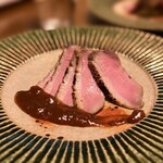 山城屋庄蔵 - 【主菜】鴨生姜焼き ママレードＸＯ醬ソース