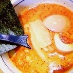 つけ麺 ががちゃい - 辛味噌スープ