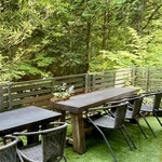 珈道庵 三瀬山荘 - テラスは６席