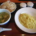 漫遊楼 - つけ麺　海老ワンタン塩味　945円