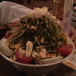 焼鳥家 - 料理写真:焼鳥屋のサラダ。このボリュームで700円！