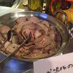 鉄板焼とワイン COCOLO - 犬鳴豚のローストポーク