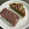 とらや勝月 - あづきういろ、みな月(抹茶)