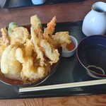 三日月庵 - 海鮮天丼
