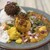 カレー&スパイス ハナコ - 料理写真:2種盛り＋スパイシー半熟ゆで卵