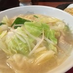 野菜たっぷり汁そばセット