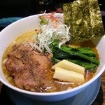 Takaryuu - 煮干しラーメンランチサービス大盛。上品なニボニボ。