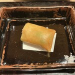 汐見 - 天使の海老と枝豆の春巻き