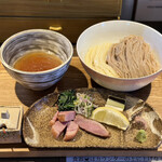 鴨出汁中華蕎麦 麺屋yoshiki - 最上鴨合盛りつけ麺（塩）
