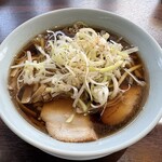 喜多方ラーメン とし食堂 - 料理写真:喜多方醤油ネギラーメン