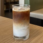 ビッグボーイ - 食後は「アイスカフェラテ」で〆ます♪