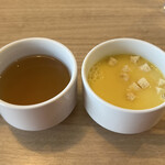 ビッグボーイ - ビーフコンソメスープとコーンスープ♡