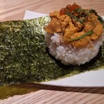 ととけむり - ととけむり名物！雲丹たっぷりのおにぎり★うにぎり★