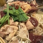 お多福 - ホルモン 炒め