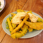 立飲・ビストロシン サンテ - ゴーヤとイワシのフリット