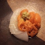 鮨処 平野 - 雲丹烏賊