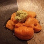 鮨処 平野 - 烏賊がＮＧなので雲丹だけ