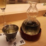 鮨処 平野 - 富山産の大吟醸　銘柄失念