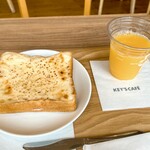 KEY'S CAFÉ - モーニング　クロックムッシュ