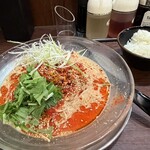 一竜 - 料理写真:冷やし担々麺。小ライス付き！¥1,045円(込)