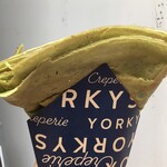 YORKYS Creperie - バターシュガー(抹茶生地)
